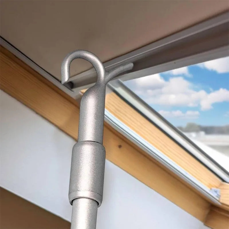 Telescopic Curtain Pull Rod – Aluminum 30–60cm Window Opener Curtain Pull Rod Axl