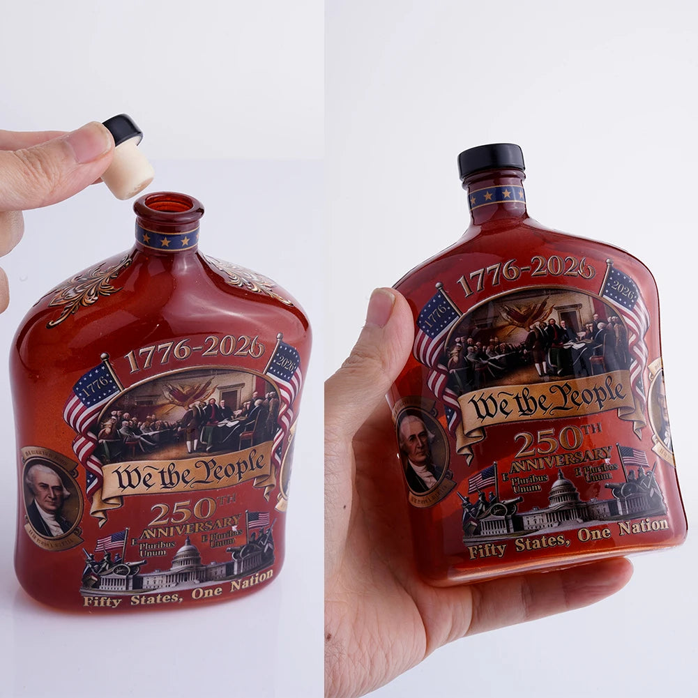 250th Anniversary Glass Decanter | 1776–2026 Collectible Collectible Decanter Axl