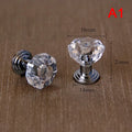 10-Pack Crystal Diamond Cabinet Knobs – Drawer & Door Pulls Cabinet Knobs Axl Silver