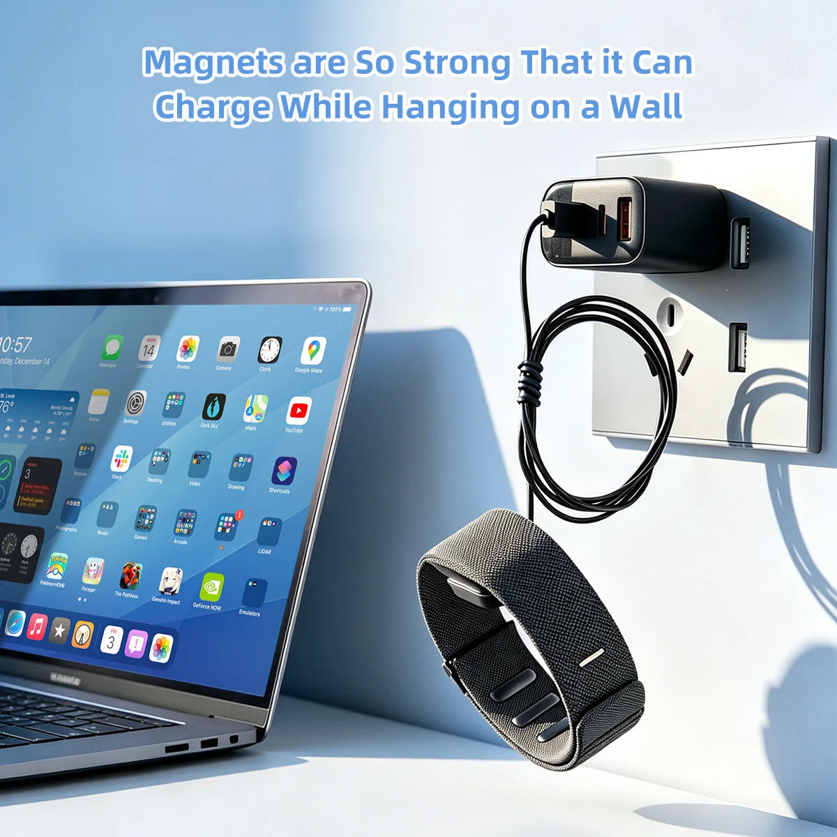 Magnetic Charger Cable for Meta Ray-Ban Smart Band Type-C Magnetic Charging Cable Axl