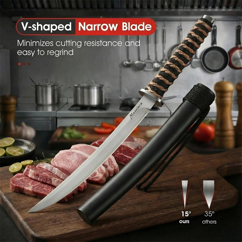 Autumn Leaves Paring Knife Set – 7CR Steel Fruit & Mini Knife Paring Knife Set Axl