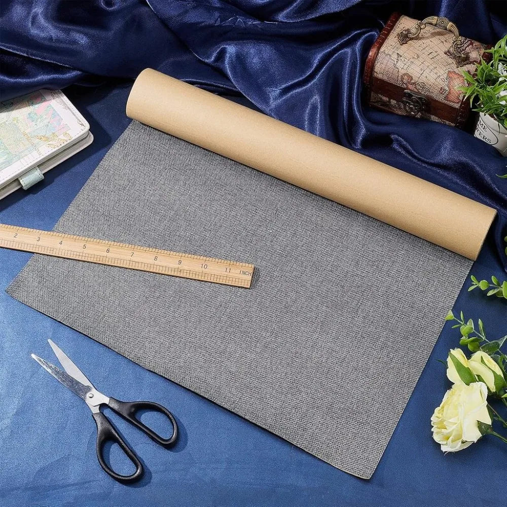 Self-Adhesive Fabric Repair Patch Roll 78.7"×15.7" – Light Grey Fabric Repair Patch Axl