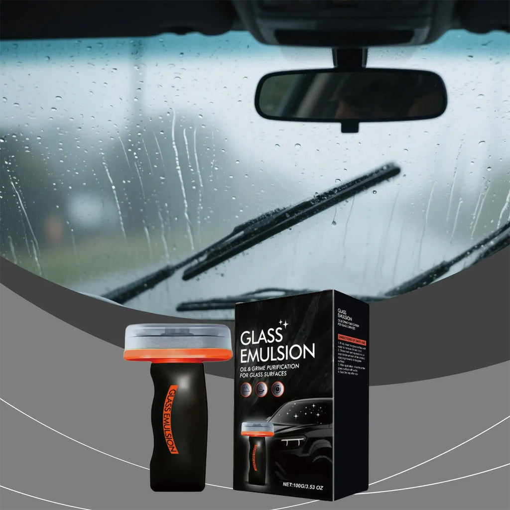 100g Car Glass Oil Film Remover – Streak-Free Window Cleaner Glass Oil Film Remover Axl