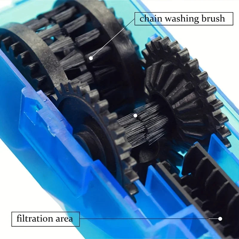 Portable Bike Chain Cleaner Kit – Mountain & Road Bike Tool Bike Chain Cleaner Axl