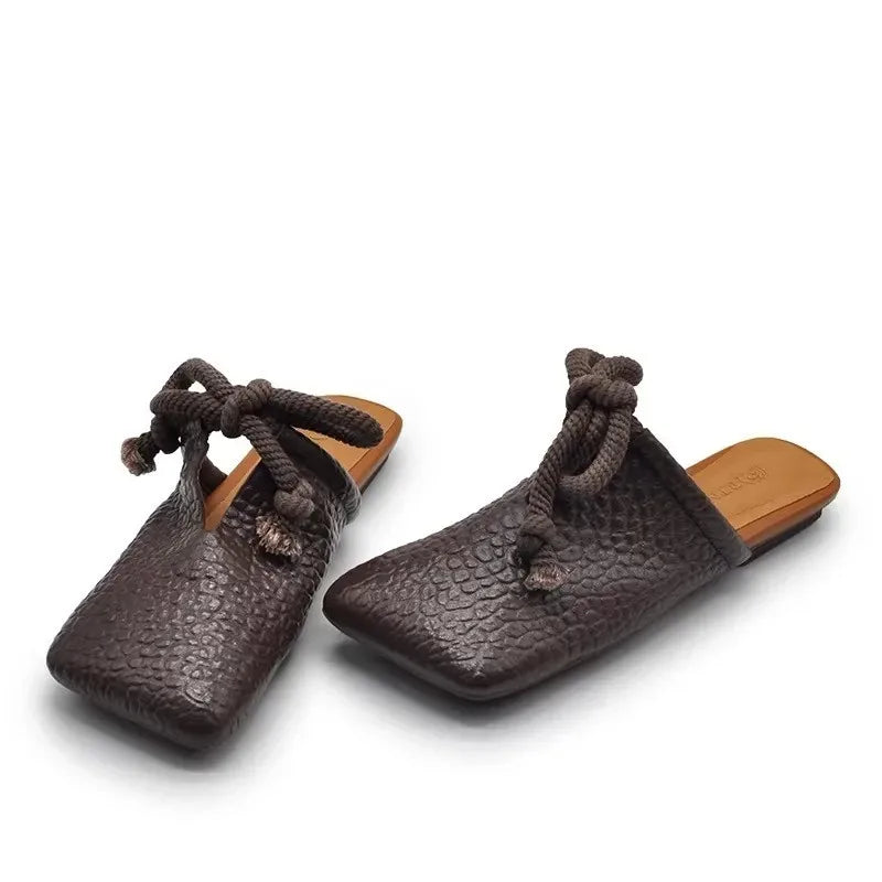 Women's Square Toe Block Heel Sandals – Summer Slip-On Block Heel Sandals Axl