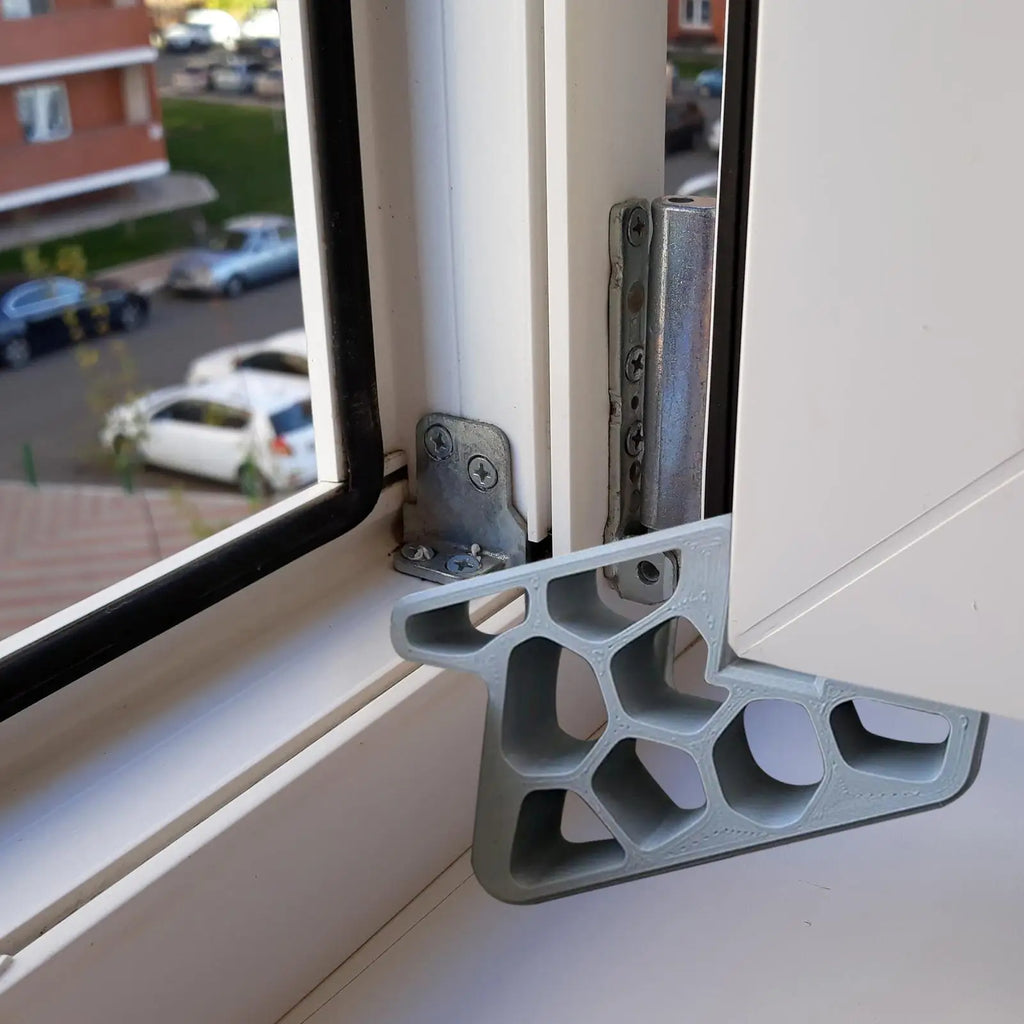 Childproof Window Stopper Track Lock – Anti-Slip ABS Limiter Window Safety Lock Axl