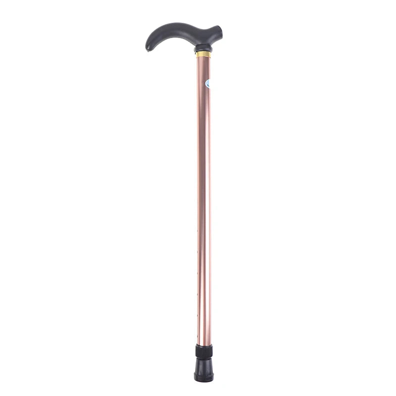 Adjustable 2-Section Walking Cane – Anti-Slip Hiking Stick Walking Cane Axl Coffee