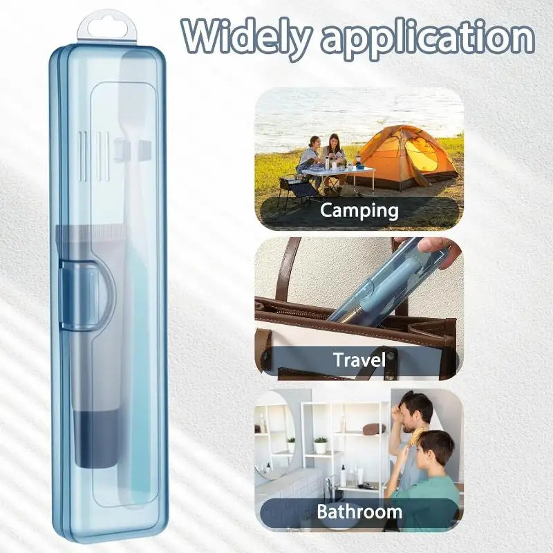 Travel Toothbrush Case – Transparent Portable Storage Box Toothbrush Travel Case Axl