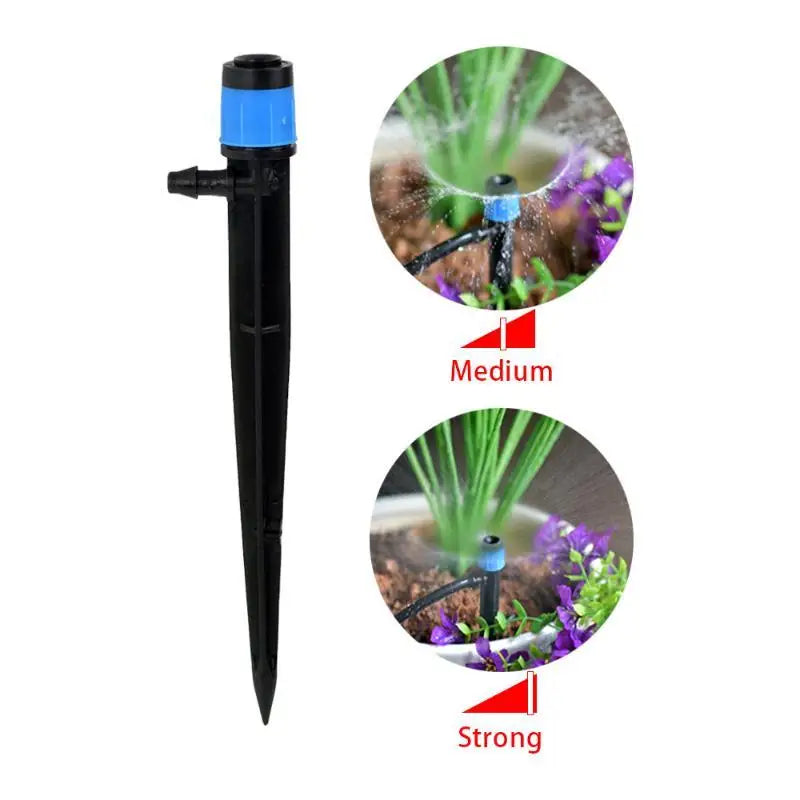 30-Pack 360° Adjustable Drip Irrigation Nozzles | 4/7mm Hose Drip Irrigation Nozzles Axl A2