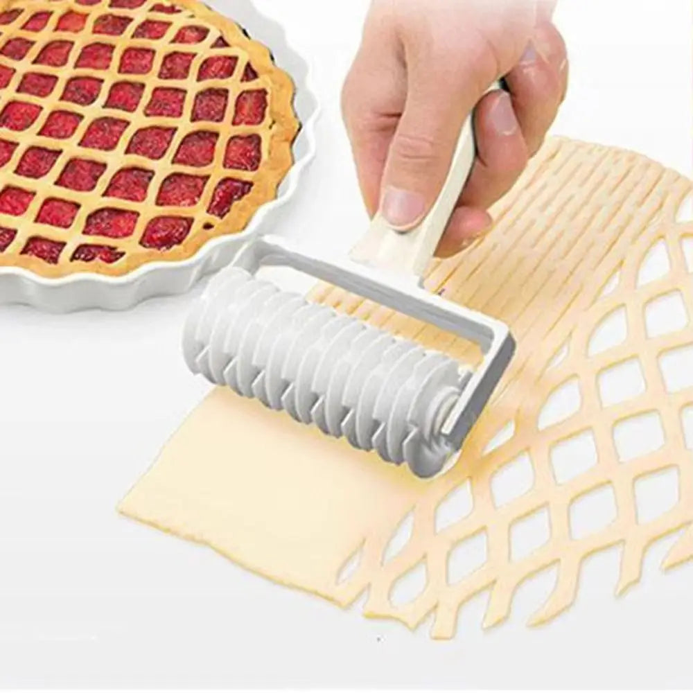 Dough Lattice Roller Cutter S/M/L – Pastry Net Wheel Tool Pastry Roller Cutter Axl