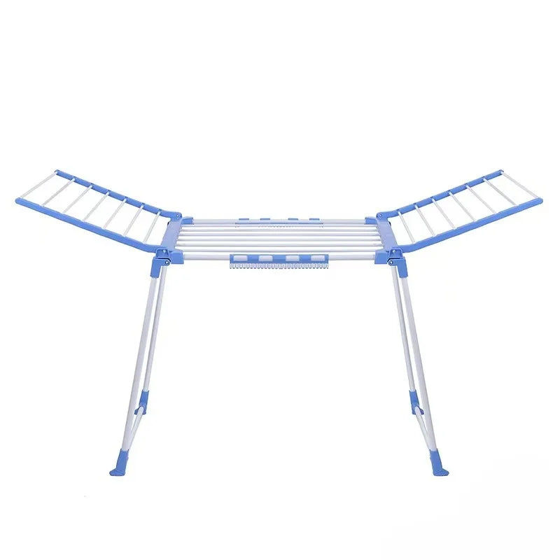 Heavy Duty Foldable Laundry Drying Rack – Gullwing Adjustable Laundry Drying Rack Axl Blue