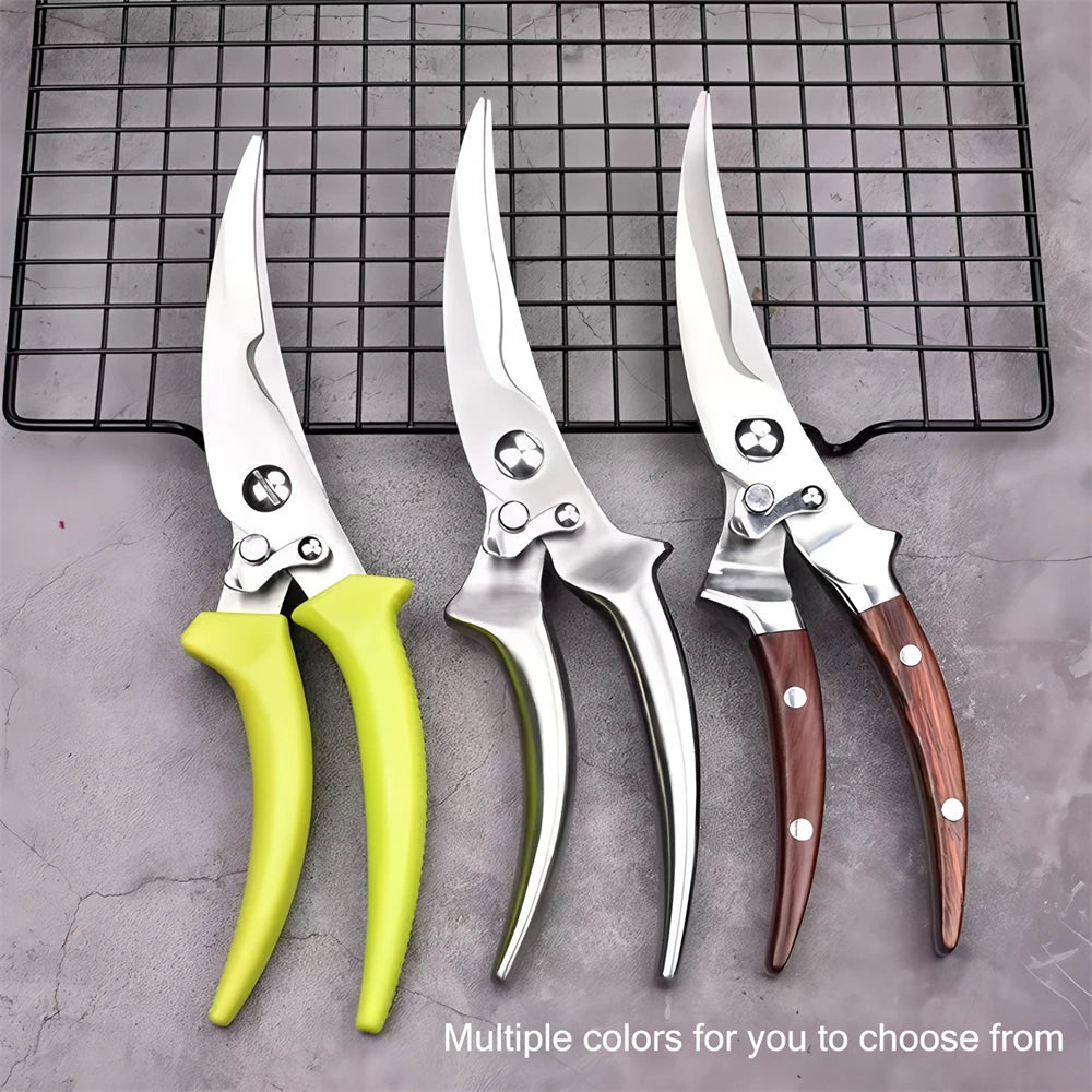 Multi-Functional Kitchen Scissors – Non-Slip BBQ & Bone Shears Kitchen Scissors Axl