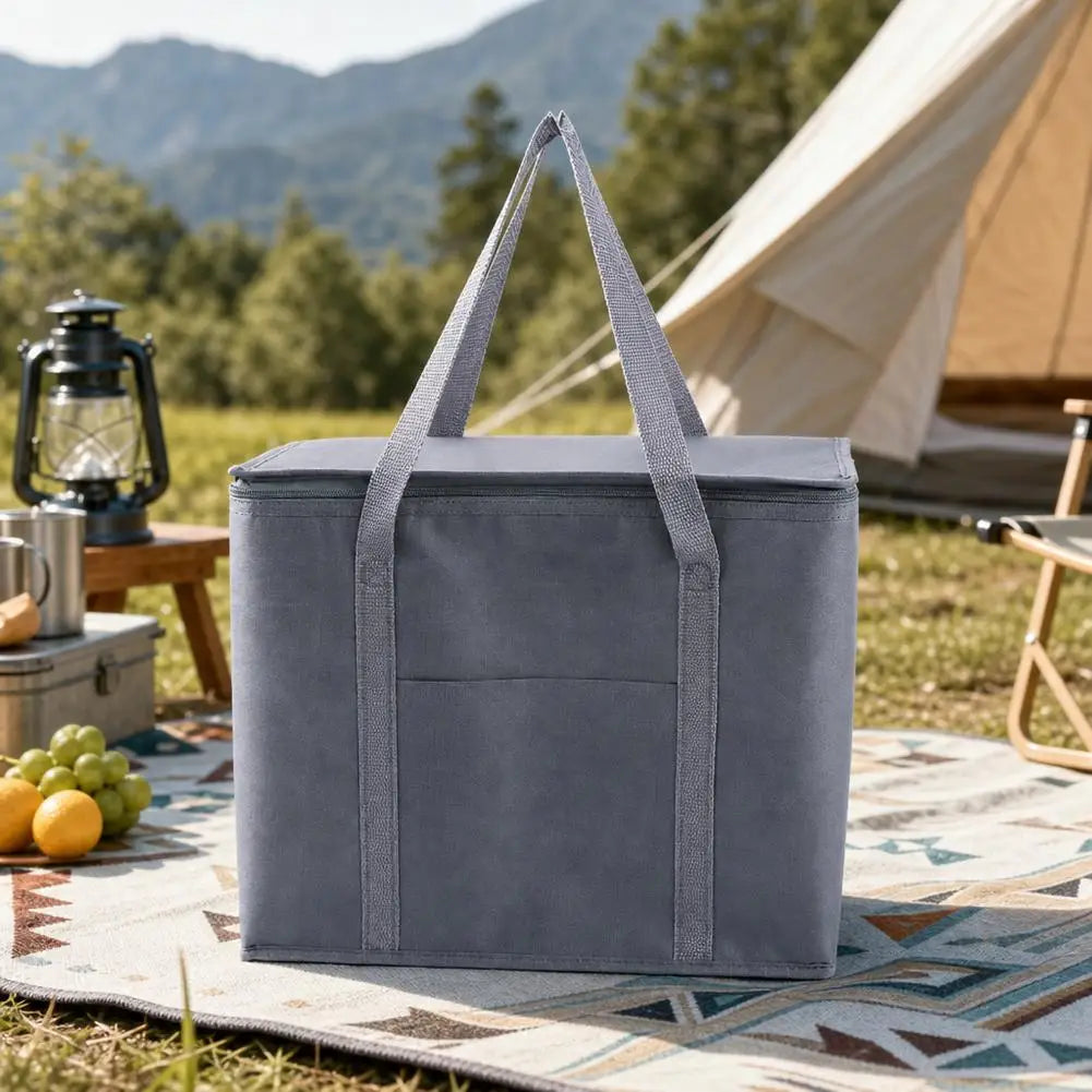 Large Insulated Grocery Bag – Foldable Reusable Cooler Tote Insulated Cooler Bag Axl