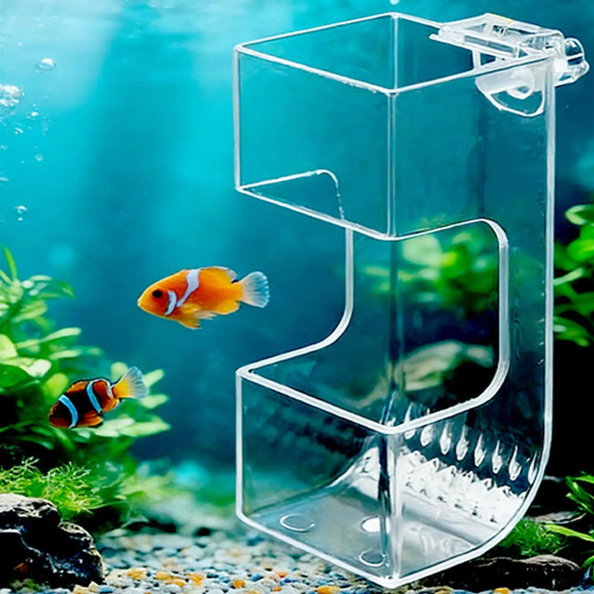 Aquarium Floating Feeding Ring – Fish Tank Food Tray Feeder Aquarium Fish Feeder Axl