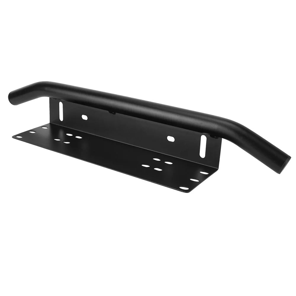 Aluminum License Plate Frame & LED Light Bar Mount Bracket SUV Light Bar Bracket Axl black