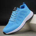 AZGB Women's Breathable Mesh Platform Sneakers | Walking Shoes Women's Sneakers Axl Blue 43