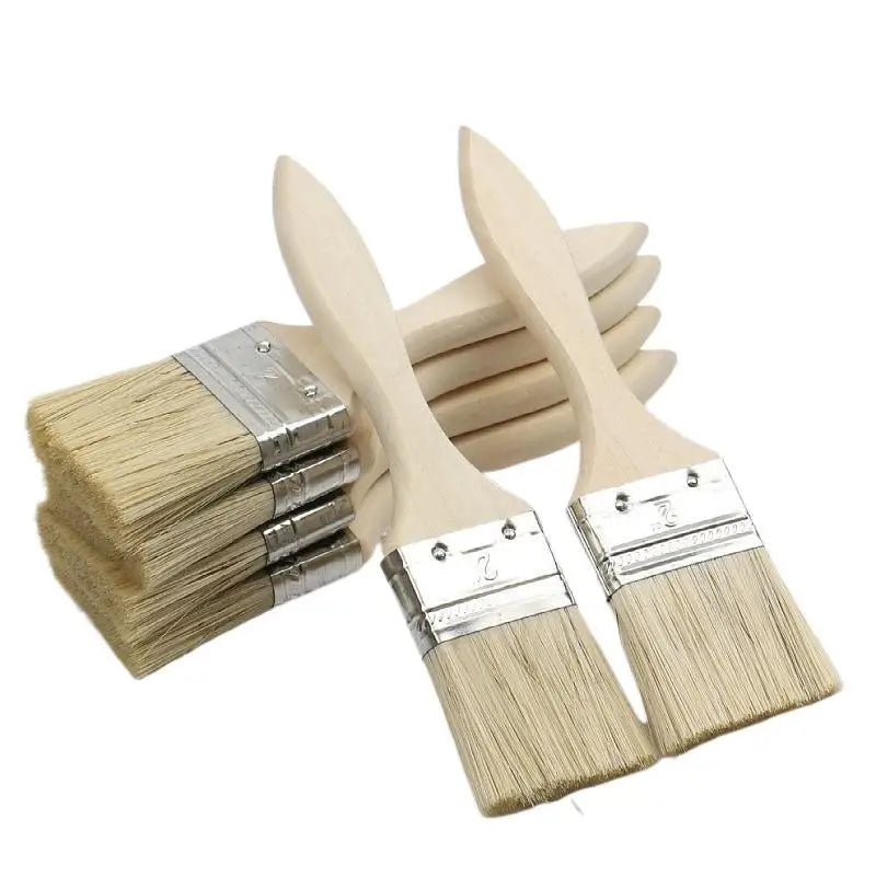 10-Piece Small Paint Brush Set – Wooden Handle Art & Craft Paint Brush Set Axl