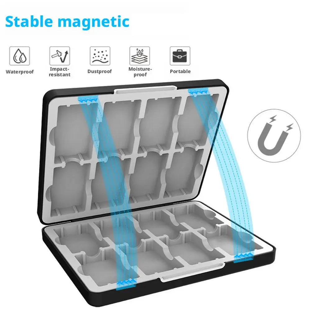 16-in-1 GBA Game Card Storage Case – Magnetic Dustproof Box Game Card Storage Case Axl