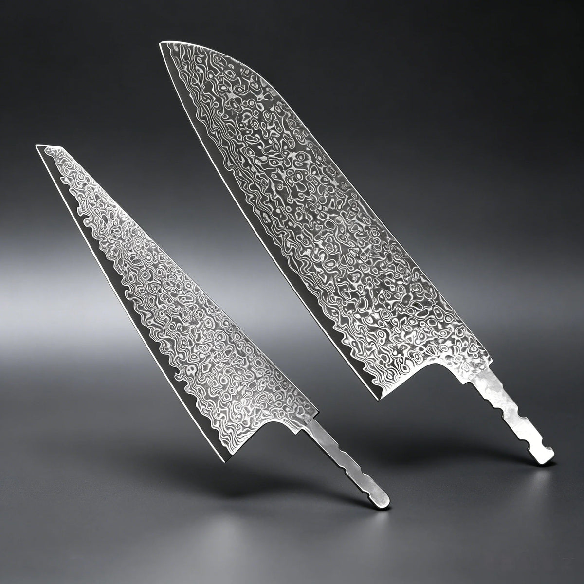 Damascus Steel Chef Knife Blade Blank | DIY Knife Making Knife Blade Blank Axl