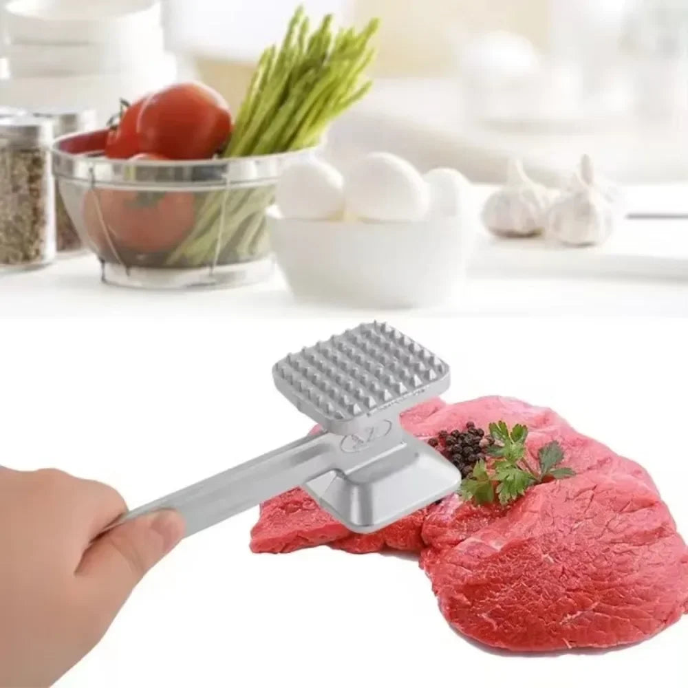 Double-Sided Stainless Steel Meat Tenderizer Mallet Meat Tenderizer Mallet Axl