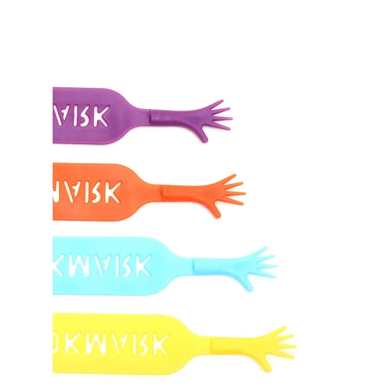 4-Color Kids Plastic Bookmarks Set – Page Markers & Gift Kids Bookmark Set Axl