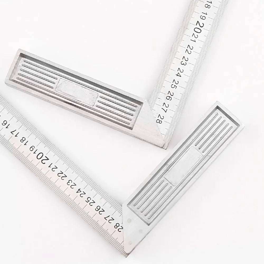 Stainless Steel 90° Angle Square Ruler – Woodworking Gauge 30/50CM Woodworking Square Ruler Axl