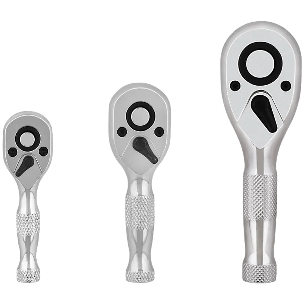 72-Tooth Quick Release Ratchet Wrench – 1/4 3/8 1/2" Drive Set Ratchet Wrench Set Axl 3pcs China Mainland