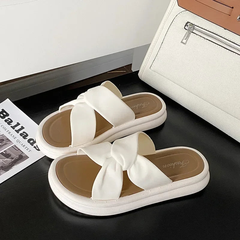 Women's Summer Beach Slippers – Anti-Slip PVC Flat Sandals Women's Slippers Axl