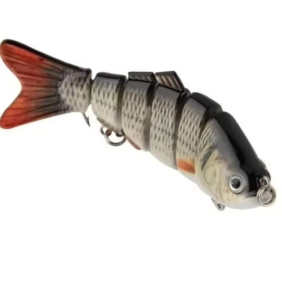 6-Section Soft Swim Fishing Lure 15g – Realistic Jointed Bait Soft Fishing Lure Axl