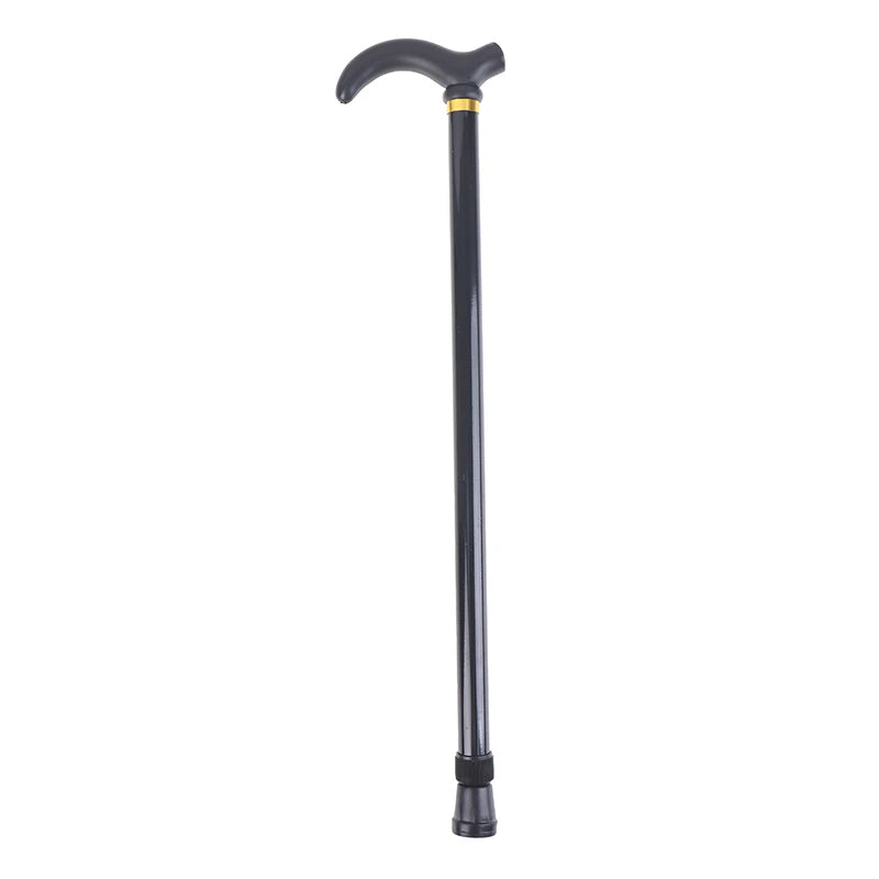 Adjustable 2-Section Walking Cane – Anti-Slip Hiking Stick Walking Cane Axl Black