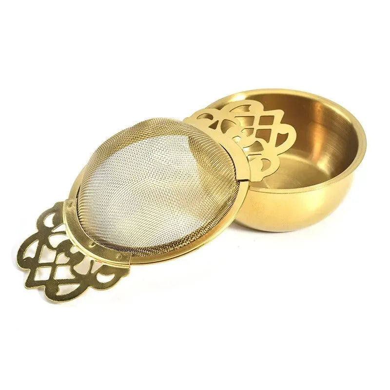 Fine Mesh Stainless Steel Tea Strainer – Double Ear Infuser Tea Strainer Axl