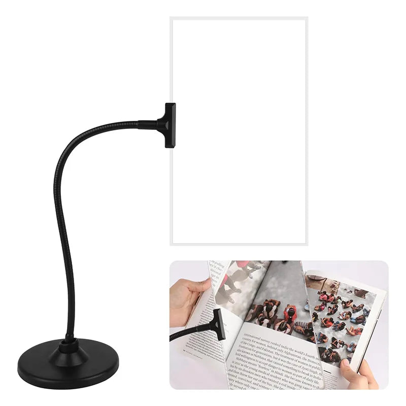 4X Desktop Magnifying Glass with LED Light & Bracket – Extra Large Desktop Magnifying Glass Axl