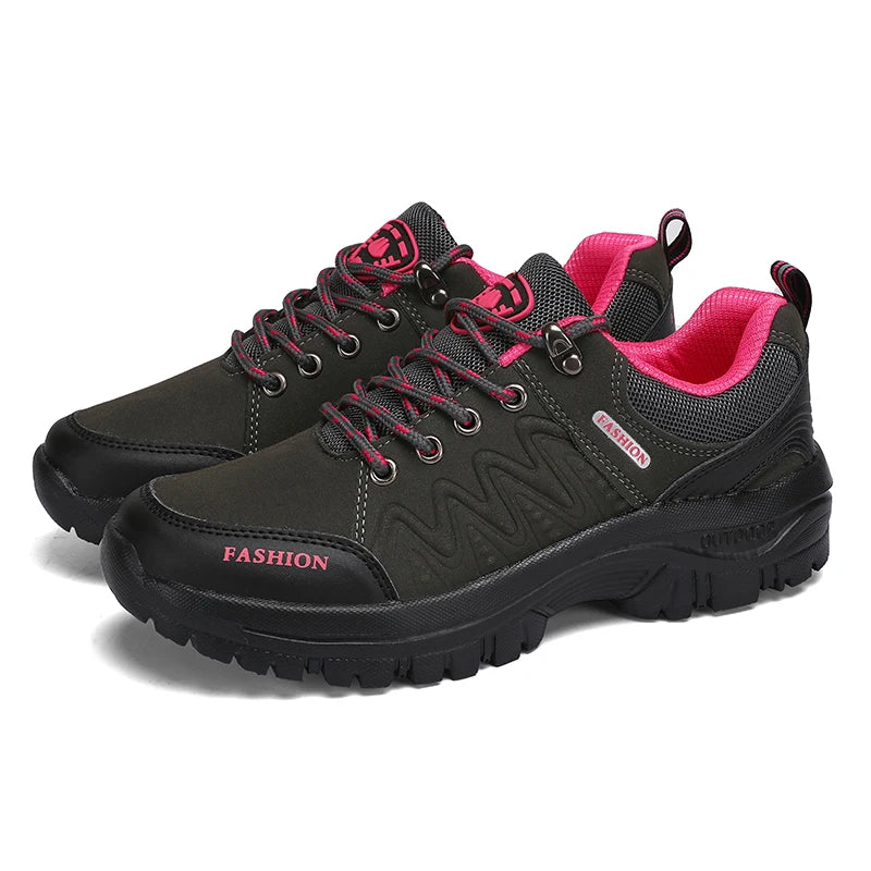 Women's Non-Slip Hiking Sneakers – Platform Walking Shoes Women's Hiking Sneakers Axl GRAY 36