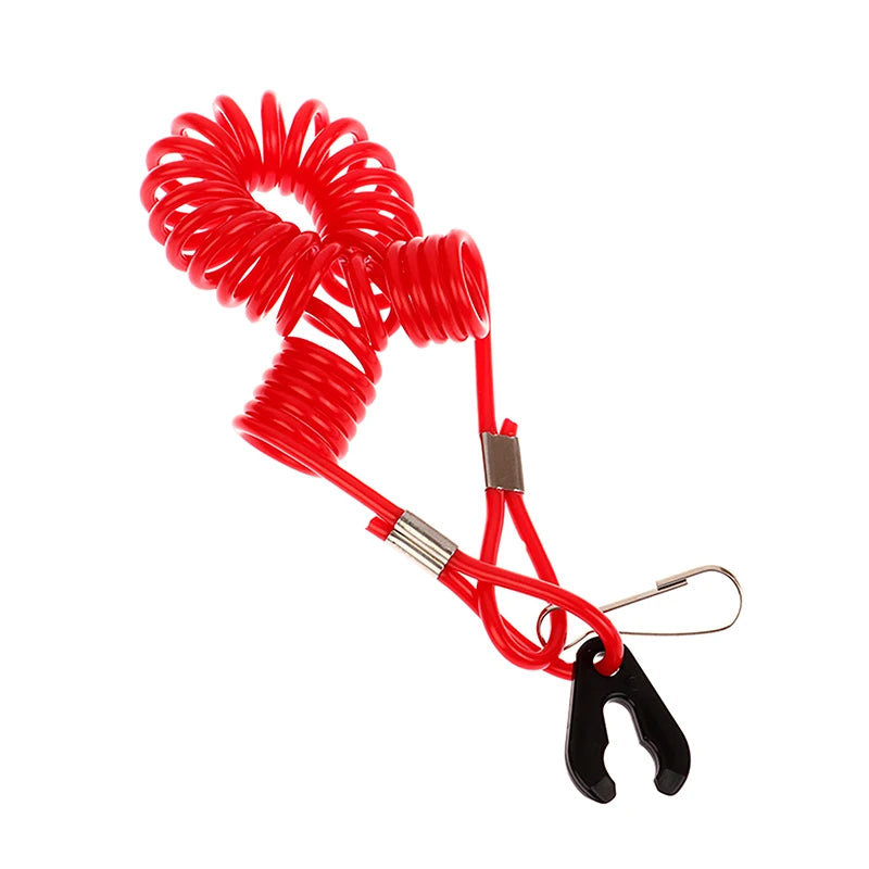 2.0m Outboard Kill Switch Safety Tether Lanyard | Boat Motor Boat Safety Lanyard Axl