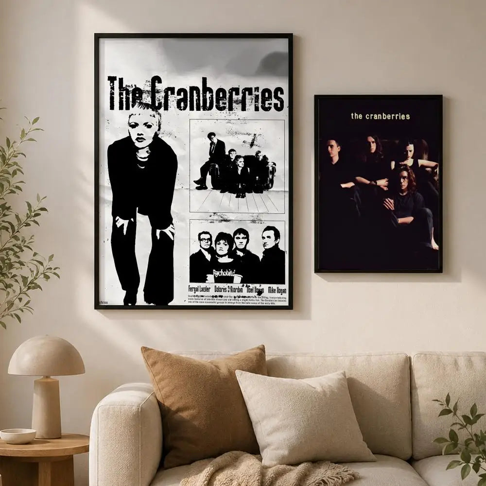 The Cranberries Peel-and-Stick PVC Wall Poster – HD Music Art Music Wall Poster Axl