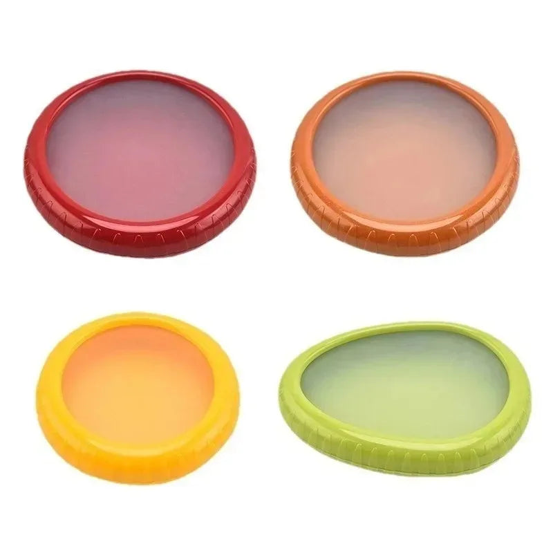 Reusable Silicone Fruit Storage Containers – 4-Pack Food Savers Food Storage Containers Axl 4PCS