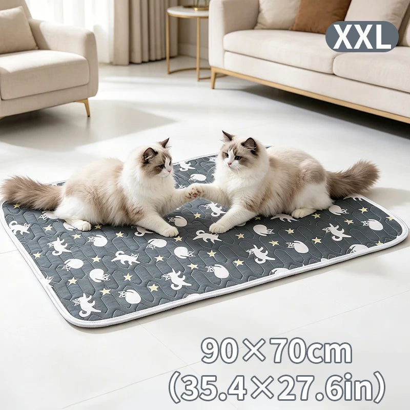 Ice Silk Pet Cooling Mat – Waterproof Dog & Cat Sleeping Pad Pet Cooling Mat Axl XXL 90X70CM