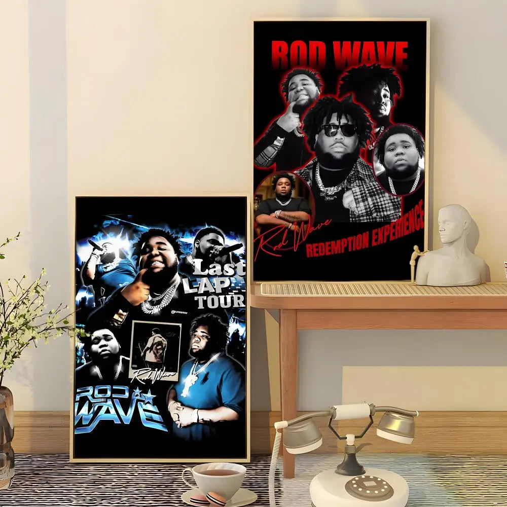 Hip Hop Music Wall Poster Stickers – HD Waterproof PVC Décor Wall Poster Sticker Axl