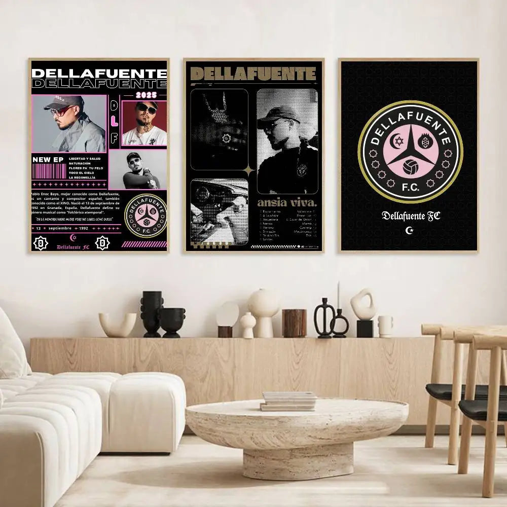 D-Delafuente HD Wall Poster – Self-Adhesive Waterproof Decor Wall Poster Axl