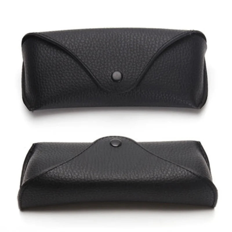 Faux Leather Eyeglasses & Sunglasses Case – Unisex Holder Box Eyeglasses Case Axl