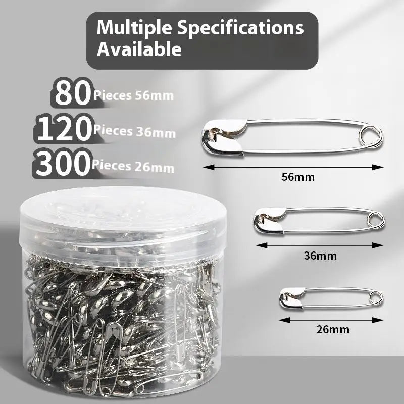 Vintage Safety Pins & Paper Clips Assortment 10–300 PCS Safety Pins Assortment Axl