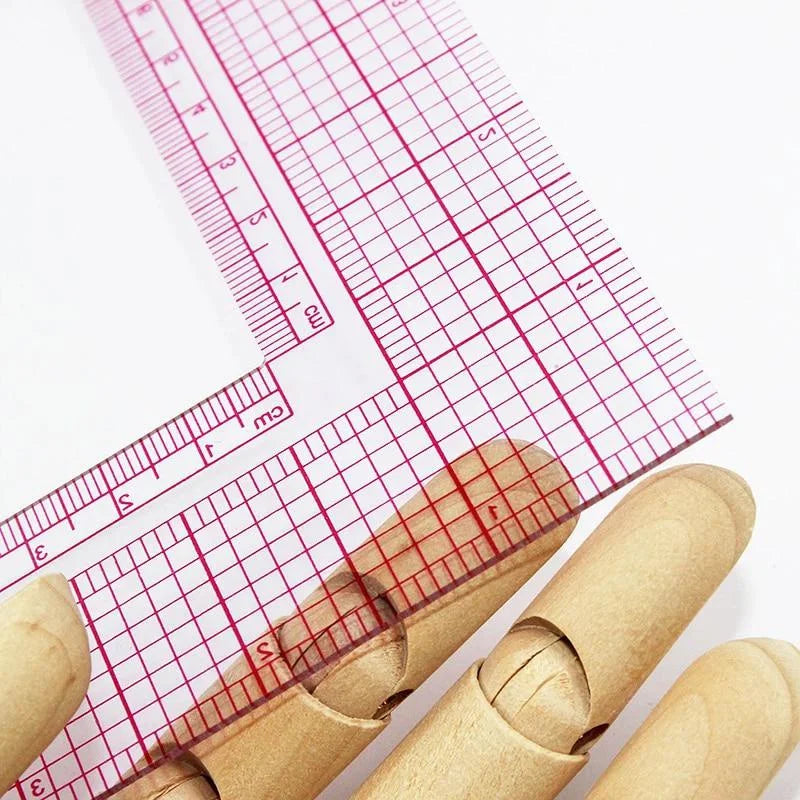 L-Shape Ruler – Quilting, Sewing & Right Angle Craft Scale Sewing Craft Ruler Axl