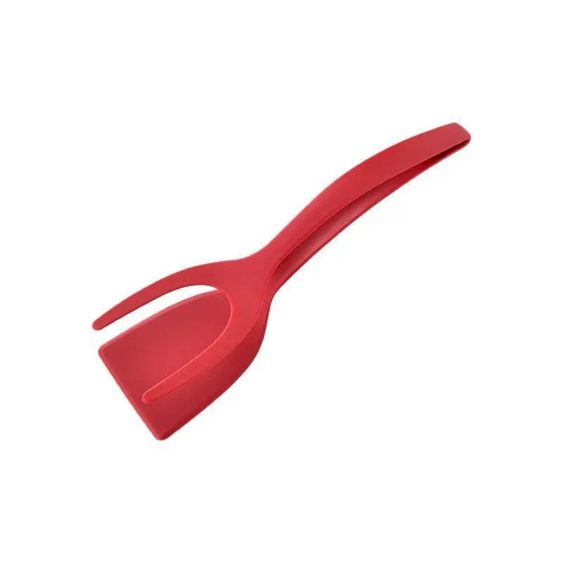 2-in-1 Nylon Spatula & Food Clip – Flip & Grab Kitchen Tool Kitchen Spatula Clip Axl