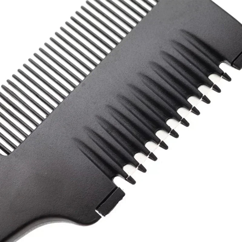 Double-Edge Hair Thinning Razor Comb – DIY Salon Tool Hair Thinning Razor Comb Axl