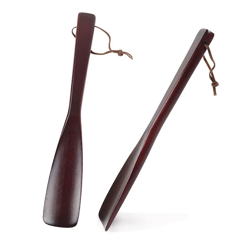 Professional Wooden Shoe Horn – Long Handle Shoe Lifter Wooden Shoe Horn Axl