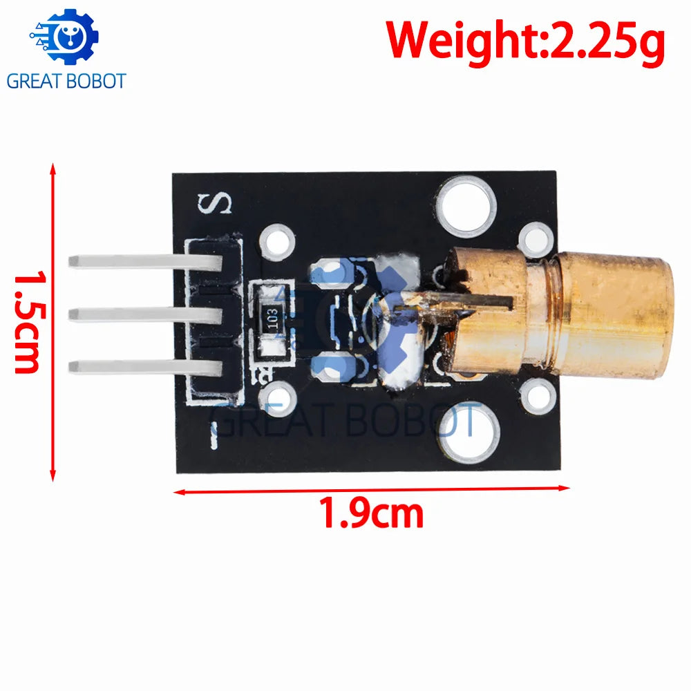 KY-008 650nm Laser Transmitter & Receiver Sensor Module Kit Laser Sensor Module Axl