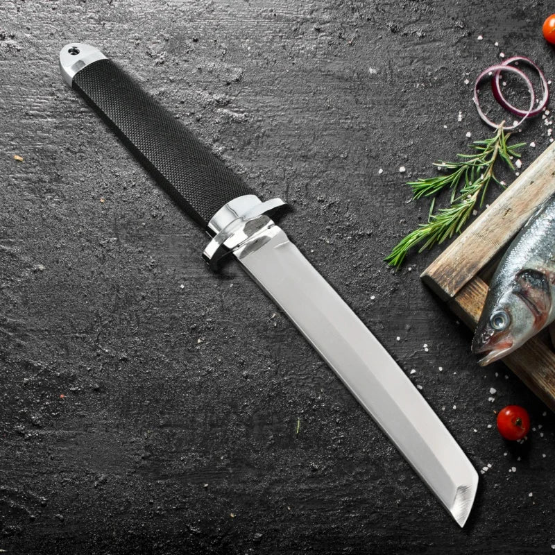 Samurai-Style Stainless Steel Kitchen Knife – Multipurpose Cleaver Kitchen Knife Axl