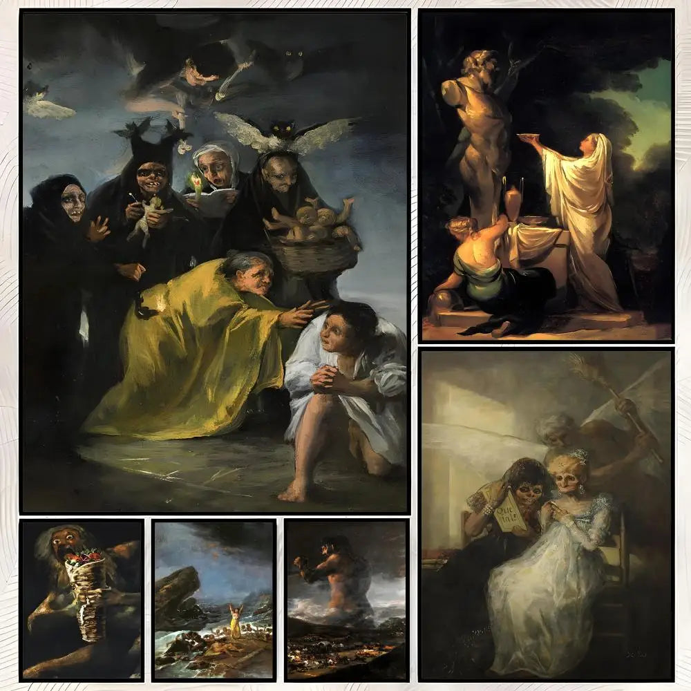 Francisco de Goya Wall Art Poster – Self-Stick HD Waterproof Wall Art Poster Axl