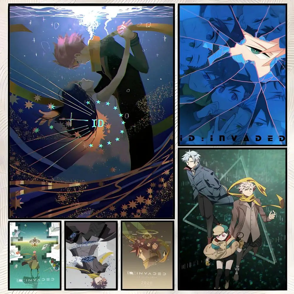 ID: Invaded Anime Poster – Self-Stick HD Waterproof Wall Art Anime Wall Poster Axl