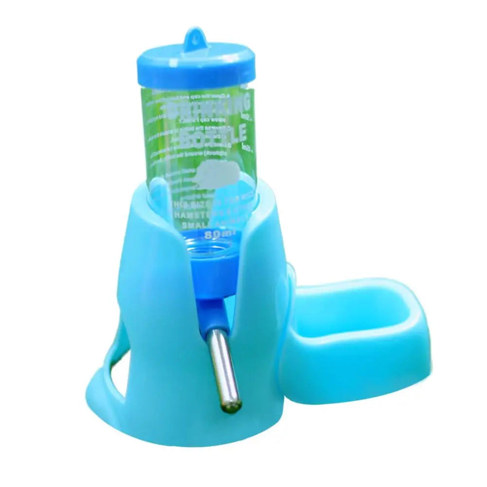 80ml Hamster Water Bottle Dispenser – Drip-Free & Detachable Pet Water Dispenser Axl M Blue
